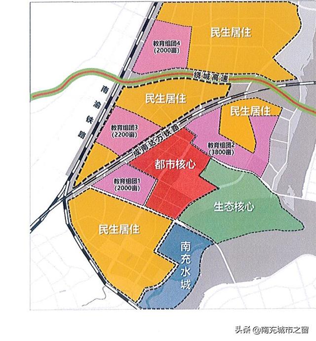 南充大学城规划图片